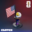 ClutchPo_A08.jpg World Cup 2026 Mascots Pack with flags : Zayu : Clutch : Maple : Multicolor