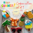 Setof9-summer.png Summer Cookie Cutters | Set of 9 cutters