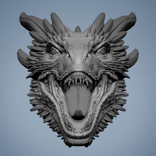 Drogon_06.jpg Drogon Dragon Game Of Thrones Fan Art Inspired 3D print model