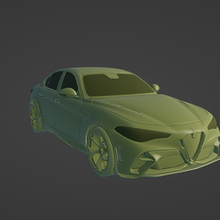 1.png STL-Datei Alfa Romeo Giulia GTAm 2021・3D-Drucker-Vorlage zum herunterladen
