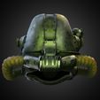 PowerArmorT45HelmetBack.jpg 用于 Cosplay 的《辐射 4》T-45 动力装甲头盔