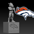 hhhhm23.png NFL - Denver Broncos football mascot statue - 3d print