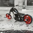 IMG_20220923_110332.jpg Chopper custom biker motorcycle STL printable 3D print