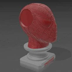 spiderman3.jpg SUPPORT CASQUE BUSTE SPIDERMAN