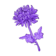 11-november-chrysanthemum.stl Birth Month Flowers Set Bas Relief 3D Model