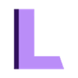 L.stl TRANSFORMERS Letters and Numbers | Logo