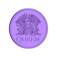 Queen_coin_12.5x.stl BAND LOGO - QUEEN COIN