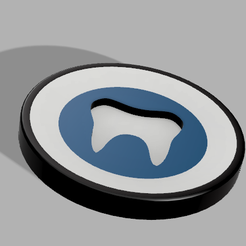 1A.png STL-Datei Porta Taza de Caffe (Diente) / porte-tasse à café (Dent) / Kaffeetassenhalter (Tooht) kostenlos・Vorlage für 3D-Drucker zum herunterladen
