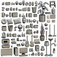 2_1.png House Accessories Diorama Pack