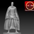 Dooku-Full-Statue-Patreon1.jpg Star Wars Animated Dooku Statue - Clone Wars 3D print model