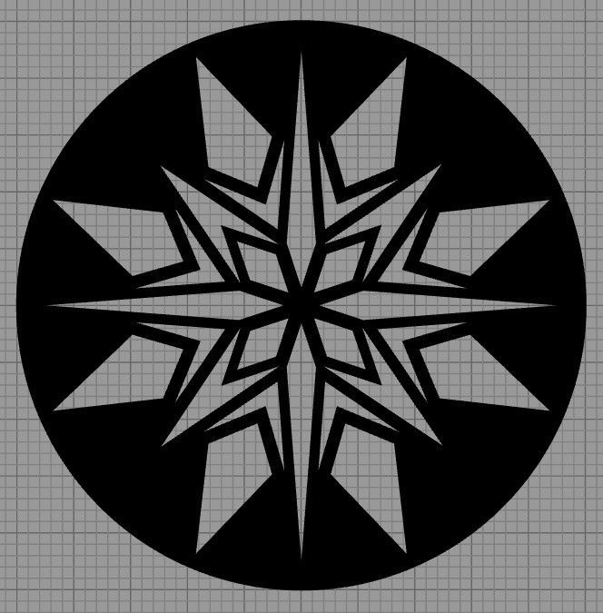 download stl file stencil cake template to 3d print cults