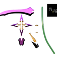 Marluxia03.png Marluxia's scythe - Graceful Dahlia- Kingdom Hearts 3 - Costume Cosplay