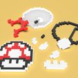Mushroom.1.jpg Pixel Mushroom Puzzle - Mario Bros