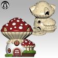 Fairy-Mushroom-House-Render-1.png Fairy Mushroom House - Dice Tower - Container