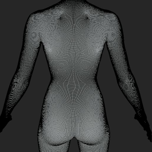 👫 High Quality Realistic Women Body Base Mesh・ STL File for 3D printing ...