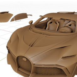 1.png Archivo STL Bugatti Divo・Modelo para descargar y imprimir en 3D