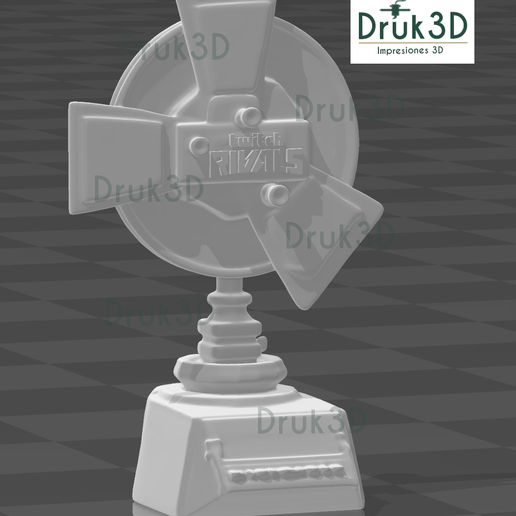 RUST TROFEO RIVALS THOPHY TWITCH 3D model