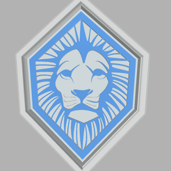 lion1-stamp.png Archivo STL Cortador de galletas Melena de león・Objeto de impresión 3D para descargar
