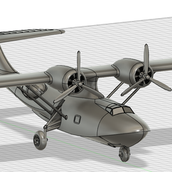 Screenshot_8.png STL file Consolidated PBY Catalina・3D printer design to download