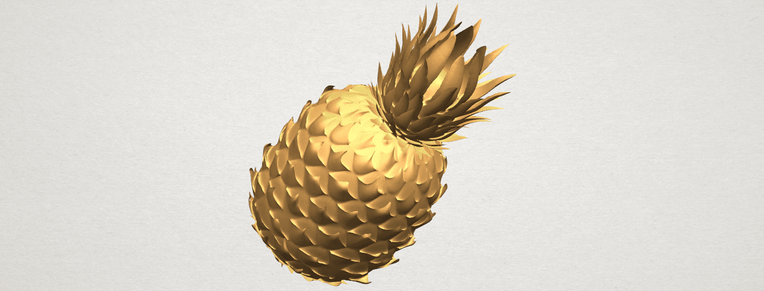 TDA0552 Pineapple A04.png Download free file Pineapple • Template to 3D print, GeorgesNikkei