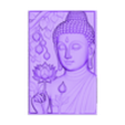 9 BUDDHA CNC Relief Model.stl Bouddha Modèle CNC en relief Modèle d'impression 3D