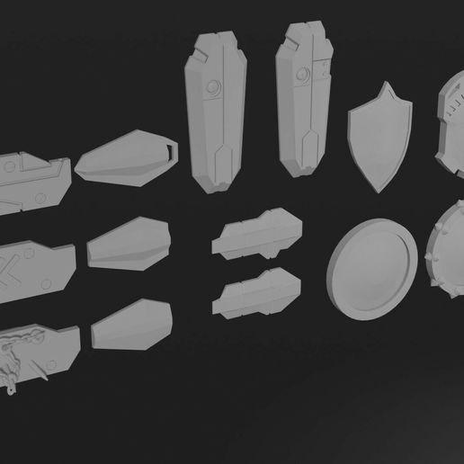 shields.jpg MechWarrior Style Bolt-ons and Accessories for Battletech