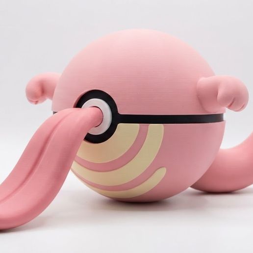 Lickitung Poké Ball – 3D Model Description