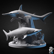 hammerhead_shark_diorama.png Animals - Ocean Wildlife