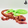 IMG_17462.jpg Funny Lizard Gecko - Articulated - Print in Place - No Supports - Flexi