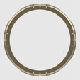 front_render_square.png Bold Geometric Pattern Ring 3D print