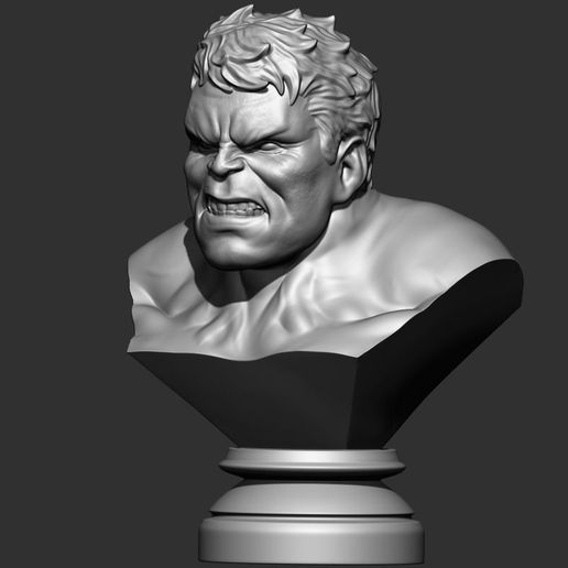 6.JPG Hulk Angry bust