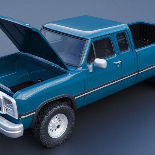 🐏 Dodge Ram 250 - 1991・ 3D File for ・Cults