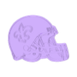 Parte1-CascoNewOrleansSaint.stl New Orleans Saints Helmet