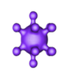 CoronaVirus_half.stl Coronavirus primitiv model (2019-nCoV)