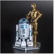 C3P0 AND R2D2 Sculpture - Star Wars 3D Models - Tested and Ready for 3D printing