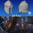 morg.png MORGANA AND KAYLE CINEMATIC HELMET COSPLAY PROP AND ACESSORIES