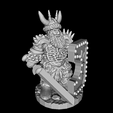 Heavy-Northern-Warrior-Sword-Down-Bearded.png STL file Heavy Northern Warrior At Rest・3D print design to download
