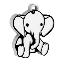 cute-elephant-5.png Charming Elephant Keychain / EARRING / NECKLACE