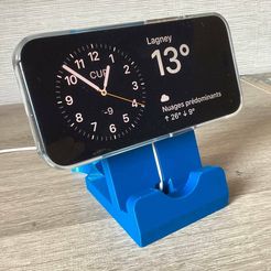 1-2.jpg Fichier STL Support Iphone 15 pro compatible MagSafe induction・Design pour imprimante 3D à télécharger