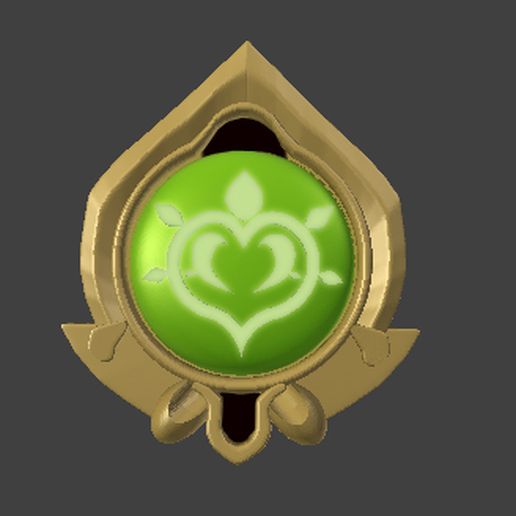 Genshin impact Sumeru vision 3D model