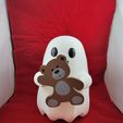 Teddy-Bear.jpg Cute Ghost 3D Model with Interchangeable Magnetic Arms