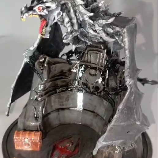 🐉 Alduin – Skyrim Dragon Action Figure | 3D Printable Model
