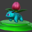 render-3.png Ivysaur, Pokemon, Figure  for print.