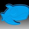 LittleShark-VACUUM-PIECE.jpg Fichier STL MOULE À BOMBE DE BAIN PETIT REQUIN・Design pour impression 3D à télécharger