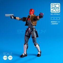 MASKED-GUY-PROMO-01.jpg Fichier STL RED HOOD - FIGURE D'ACTION articulée imprimable en 3D・Objet imprimable en 3D à télécharger