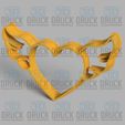 love4.jpg Corazon Alado - Heart Wing Cookie Cutter