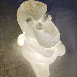 Fluffy The Unicorn (Easy print no support)