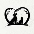 Sin-título.jpg cat and dog wall decoration wall decor wall art pet picture dog deco wall house Pet realistic wall art
