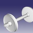 train-axle.jpg Train axle for loads
