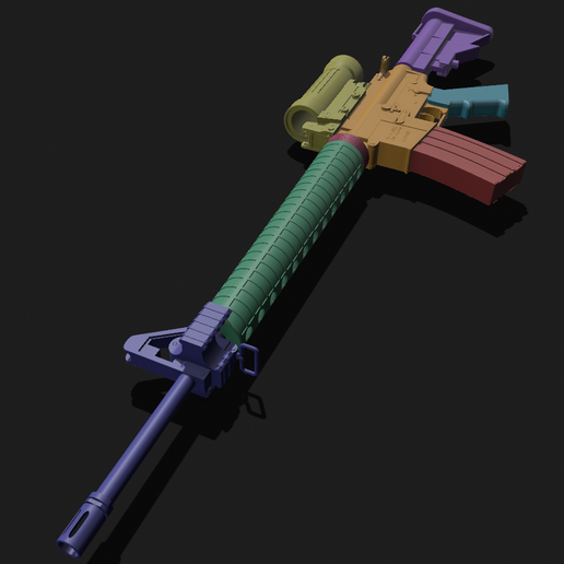 🇨🇦 Colt Canada C7A2 Assault-Rifle ( Prop-Gun ) 1/1 Scale・ STL